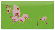 Orchid Print Checkbook Cover