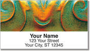 Ornate Curl Address Labels