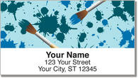 Paintbrush Address Labels