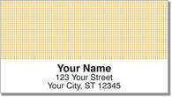 Peach Dot Address Labels