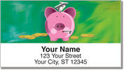 Piggy Bank Address Labels