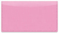 Pink & Black Checkbook Cover