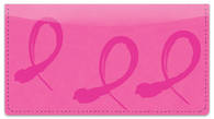 Pink Ribbon Checkbook Cover