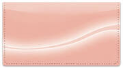 Pink Swoosh Checkbook Cover