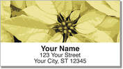 Poinsettia Address Labels