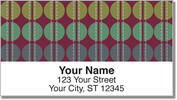 Polka Dot Split Address Labels