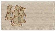 Prairie Dog Checkbook Cover