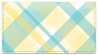 Pretty in Plaid Checkbook Cover