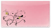 Pretty Pansy Checkbook Cover