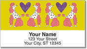 Primped Poodles Address Labels