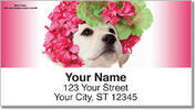 Pup in Bloom 1 Address Labels