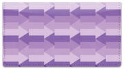 Purple Arrow Checkbook Cover