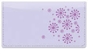 Purple Burst Checkbook Cover