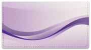 Purple Wave Checkbook Cover