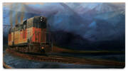 Railroads West Checkbook Cover