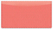 Red Honeycomb Checkbook Cover