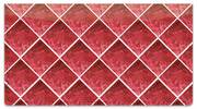 Red Marble Tile Checkbook Cover