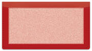 Red Sponge Pattern Checkbook Cover