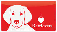 Retriever Checkbook Cover