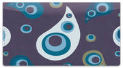 Retro Paisley Checkbook Cover