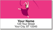 Ribbon Dancing Address Labels