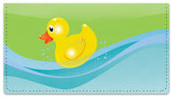 Rubber Duck Checkbook Cover