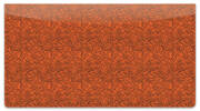 Rust Topographic Checkbook Cover