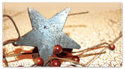 Rustic Star Checkbook Cover