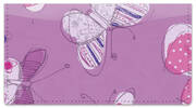 Sepia Butterfly Purple Checkbook Covers