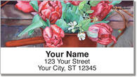 Shahmiri Flowers Address Labels