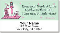 Shopping Lover Address Labels