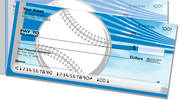 Silver & Blue Baseball Fan Side Tear Checks