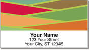 Slats of Color Address Labels