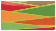 Slats of Color Checkbook Cover