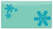 Snowflake Checkbook Cover