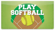 Softball Checkbook Cover