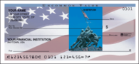 Stars & Stripes Side Tear Personal Checks - 1 Box - Duplicates