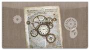 Steampunk Checkbook Cover