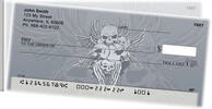 Stylish Skulls Side Tear Personal Checks