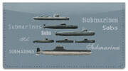 Submarine Checkbook Cover