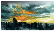 Sunset Scene Checkbook Cover