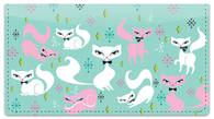 Swanky Kitten Checkbook Cover