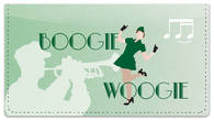 Swing Dancing Checkbook Cover