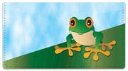 Tree Frog Checkbook Cover