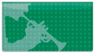 Trumpet Checkbook Cover