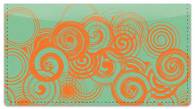 Two-Tone Twirl Checkbook Cover