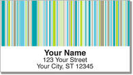 Vertical Stripe Address Labels