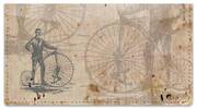 Vintage Bicycle Checkbook Cover