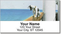 Vintage Dog Painting Address Labels