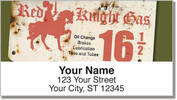 Vintage Gasoline Address Labels